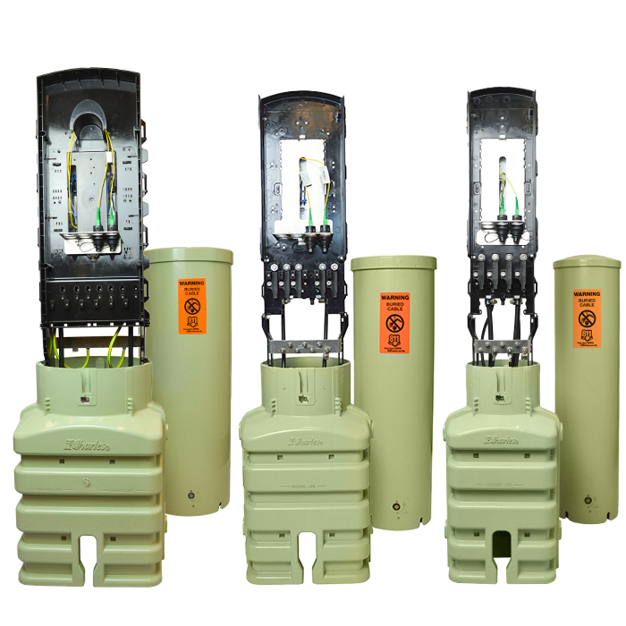 BDO Fiber Interconnect Pedestals for Hardened Drop Cable