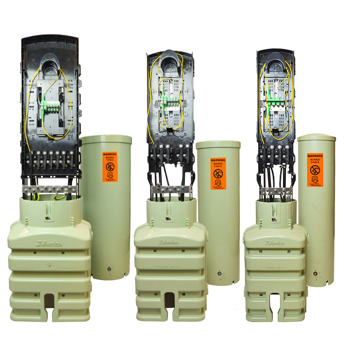 BDO Fiber Interconnect Pedestals for SC Connectorized Drops